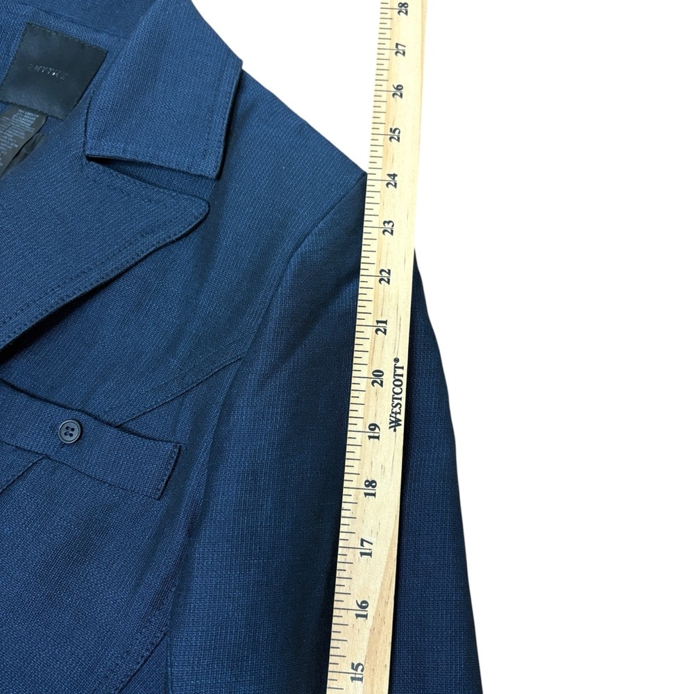 Smythe Navy Blazer with Gold Buttons - Picture 7 of 13